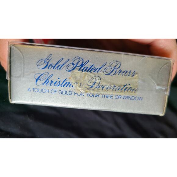 New vintage Gold Plated brass Angel ornament Christmas Fantasy collection - Picture 3 of 5